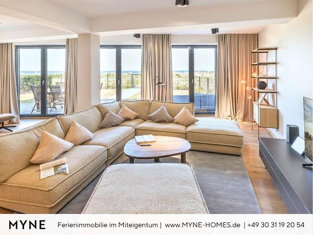 Ferienimmobilie in Miteigentum: Gartenwohnung in erster Meereslinie mit Fitness /Wellnessbereich