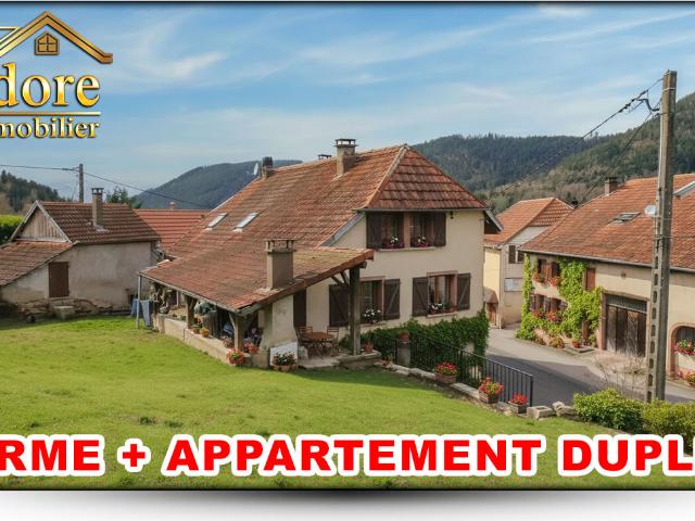 FERME + APPARTEMENT DUPLEX