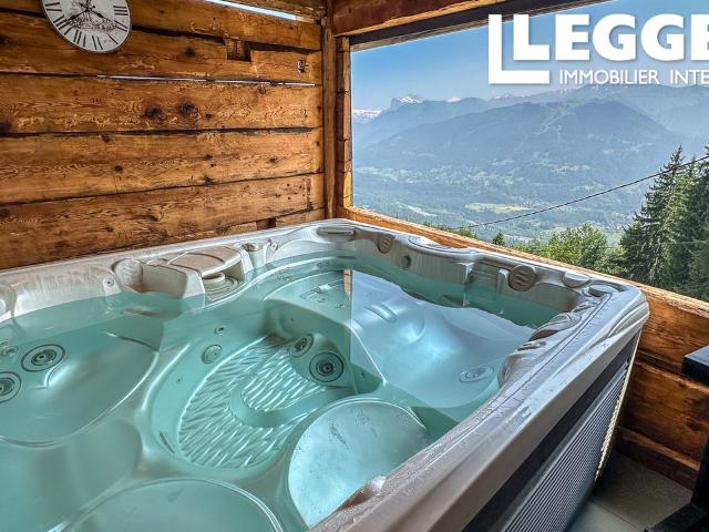 Ferme et appartement rénovés avec vue imprenable sur Samoëns, le Grand Massif et le Mont Blanc