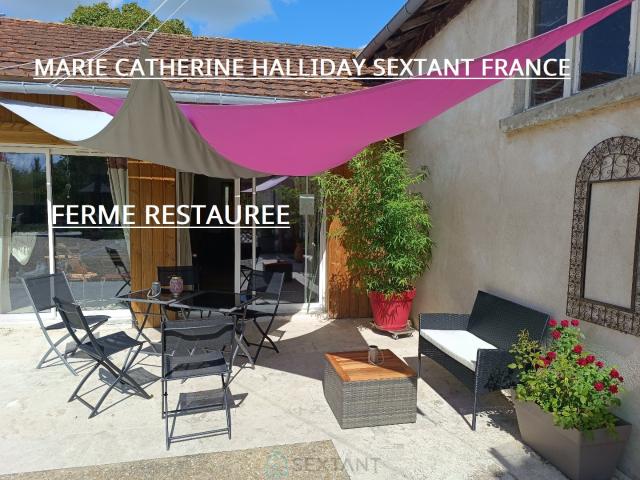 FERME RESTAUREE AVEC GOUT COMPRENANT 2 GITES SUR 6700 M2 DE TERRAIN PROCHE ST ASTIER