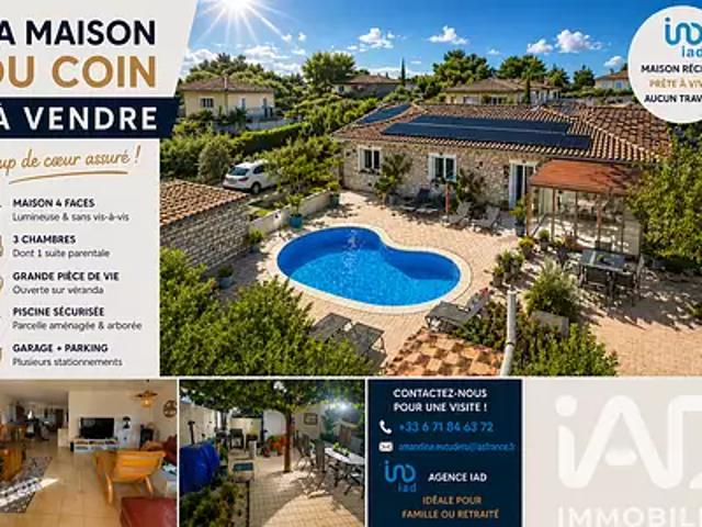 Ferrals les Corbières 11200 Achat / Vente maison 5 pièces t5 parking