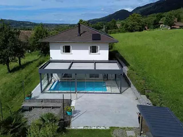 Fessy 74890 Achat / Vente maison 7 pièces t7 piscine terrasse