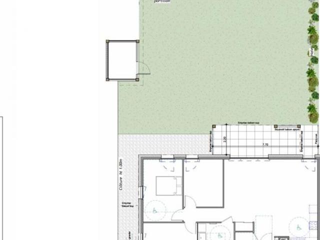 FETERNES T4 82 m², jardin avec terrasse, cellier, garage et stationnement 74500