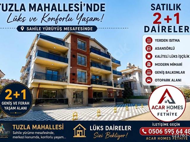 FETHİYE TUZLA MAH MİGROS ARKASINDA 2+1 YERDEN ISITMALI PANJURLU