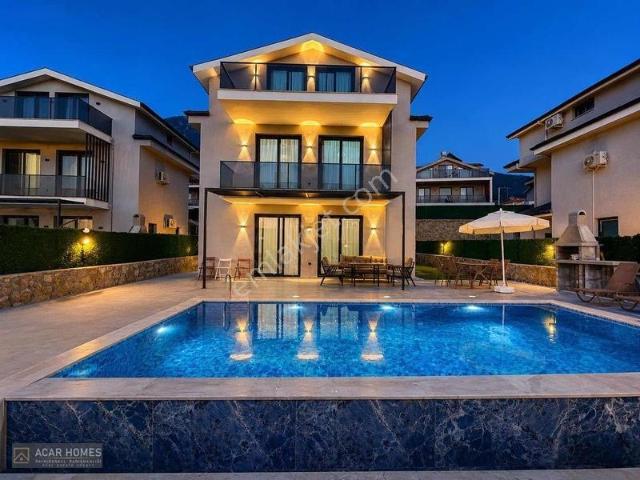 Fethiye Ovacıkta 4+1 Müstakil Havuzlu Saunalı Kiralık Villa