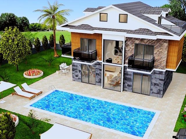 Fethiye Çalış Ta Satılık Tam Müstakil Havuzlu Villa