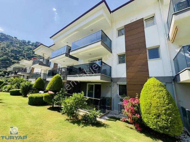 Fethiye Likya Garden Sitesinde Satılık 2+1 Eşyalı Bahçe Katı