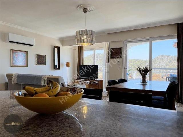 Fethiye Taşyaka'da Manzaralı, Eşyalı 3+1 Satılık Daire