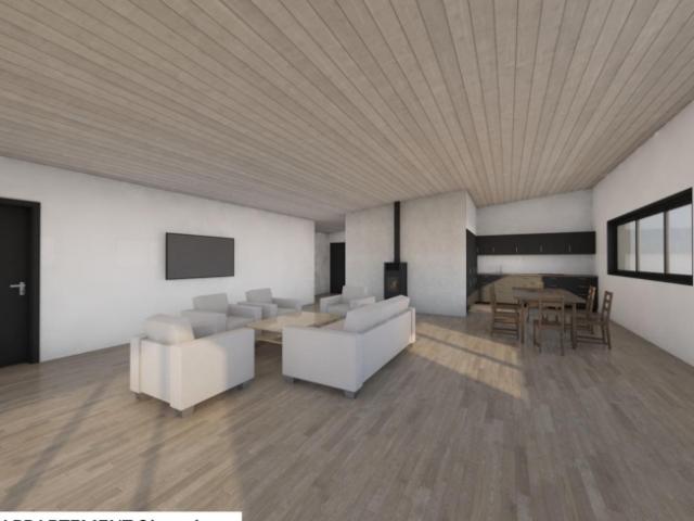 Fétigny, zu verkaufen, Penthouse mit 3,5 Zimmern, 103 m², Terrassen mit 51 m²