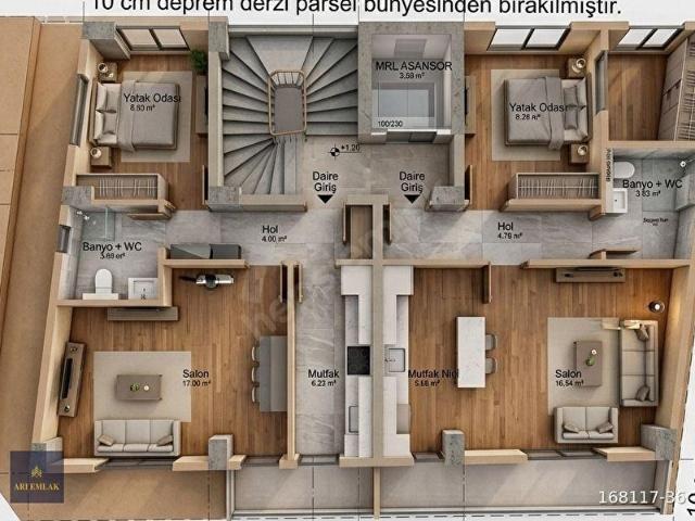FEVZİ ÇAKMAK'TA 1+1 YÜKSEK GİRİŞ KENTSELE HAZIR UYGUN FİYAT