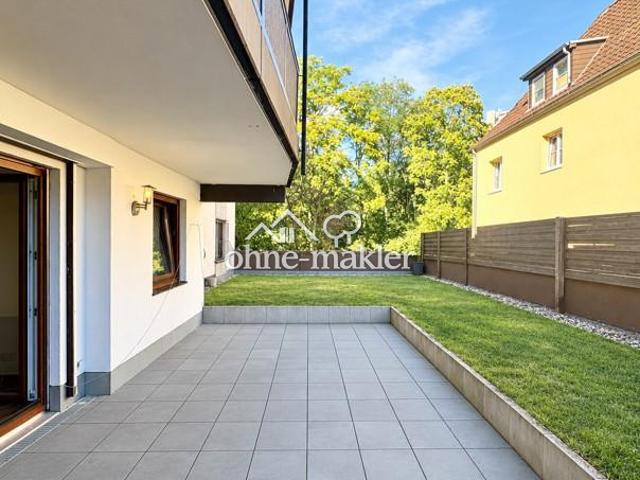 Ffm Sachsenhausen: seltene Gelegenheit! 3 ZKB im EG, 93m² mit großer Terrasse + 75m² Grünfläche!