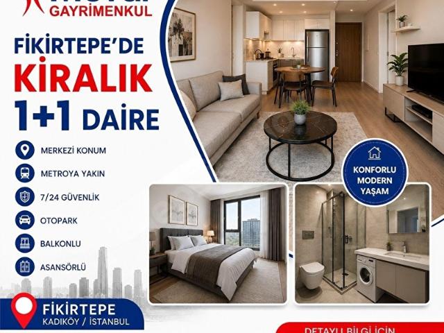 FİKİRTEPE EMLAK KONUT 5. ETAP 1+1 KİRALIK DAİRE