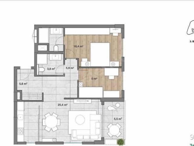 Finansmerkezi Yanı Sinpaş Koru Aura'da Satılık 2+1 Sıfır Daire