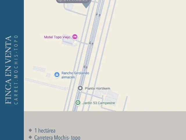 FINCA EN VENTA CARRETERA MOCHIS TOPO