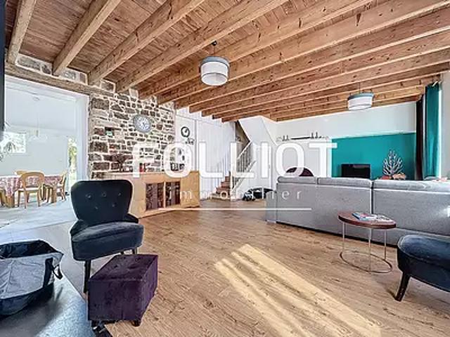 Fierville les Mines 50580 Achat / Vente maison 5 pièces t5 au dernier étage