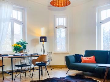 First time occupancy* stylish 2.5 room apartment in the trendy district of Leipzig Südvorstadt