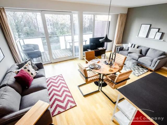 First time use in 2019: Stylish apartment with 2 bedrooms in best residential area in Hamburg Eppendorf, furnished
