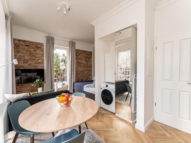 First occupancy: completely renovated studio apartment with garden in a new building in Berlin, Berlin Amsterdam Apartments for Rent