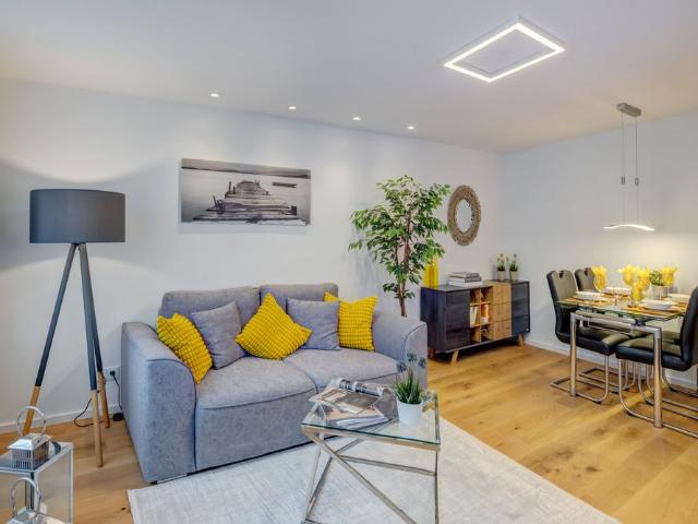 First occupancy after renovation, with pool and sauna