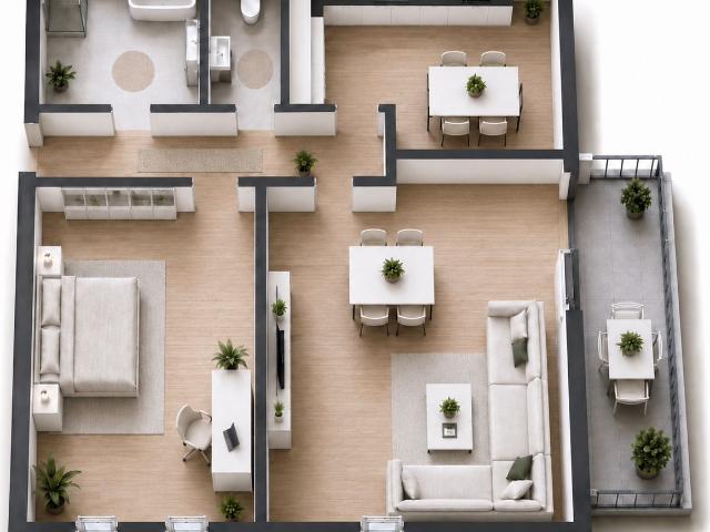 First occupancy after renovation: spacious, high quality furnished 2 room apartment with balcony and parking in Stuttgart Sommerrain, Stuttgart Amsterdam Apartments for Rent