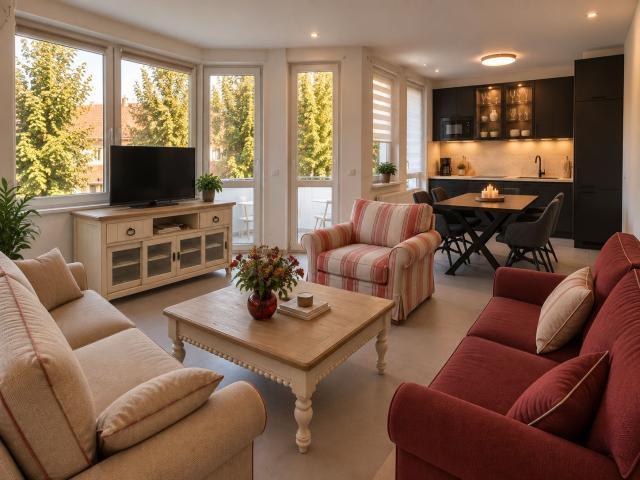 First Occupancy After Renovation – Stylish Furnished 100 m² Apartment with Balcony in Berlin Steglitz