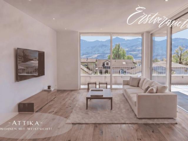 First occupancy: exclusive 4.5 room attic with spacious terraces