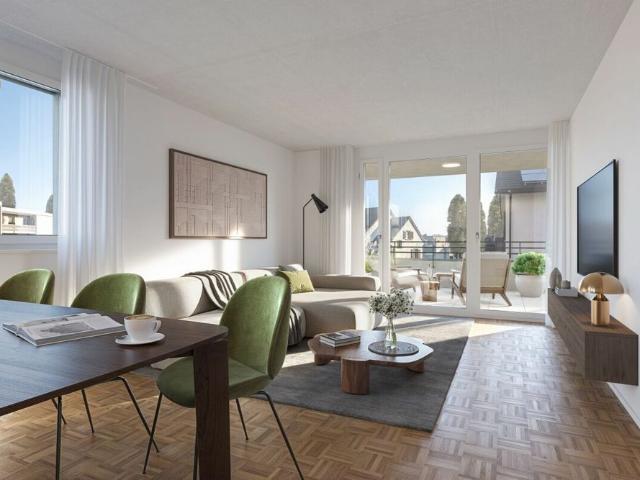 First occupancy – Modern 3½ room apartment in quiet neighborhood