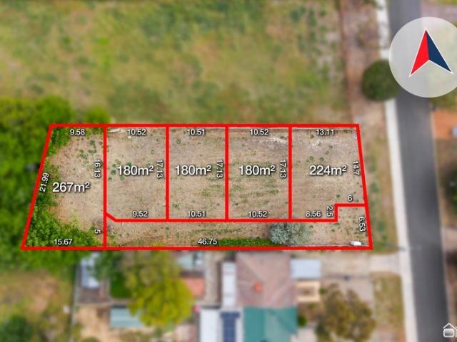FIVE TITLED LOTS READY TO BUILD NOW!