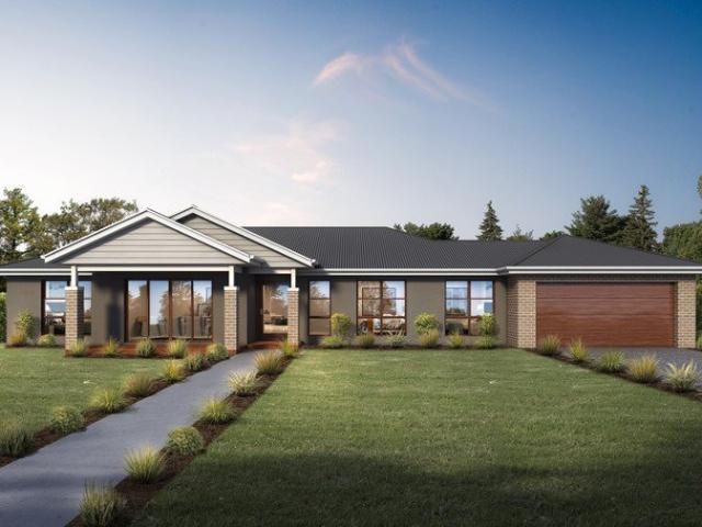 FIXED PRICE House & Land Package with a GUARANTEED 6 month Build | Flinders 25 Mk1 Modified Design with Woodland Façade