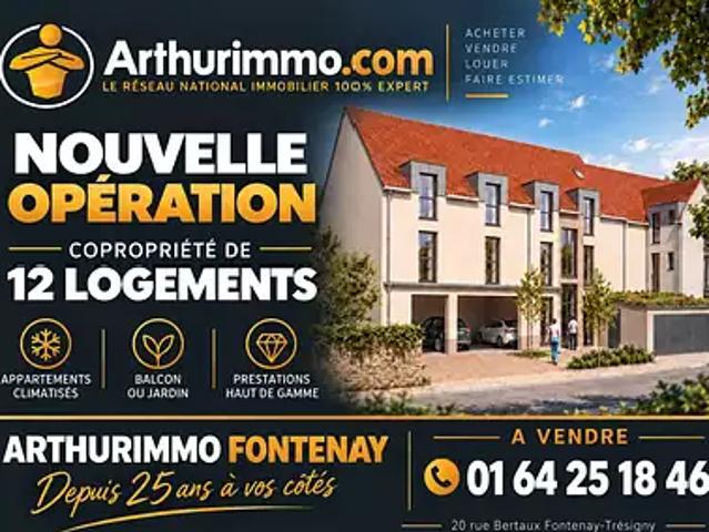 Fontenay Trésigny 77610 Achat / Vente appartement 2 pièces t2