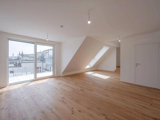 FonteFlats+ Außergewöhnlicher 4 Zimmer Dachgeschoss ERSTBEZUG mit großartiger Dachterrasse
