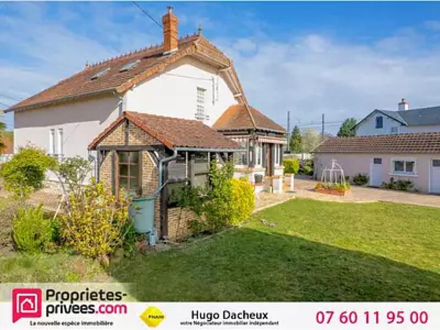 Foëcy 18500 Achat / Vente maison 6 pièces t6 jardin cave