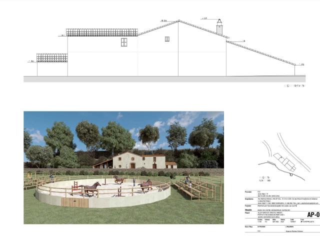 FOGARS DE MONTCLÚS MOSQUEROLES: MASIA A REFORMAR CON IMPRESIONANTE TERRENO LLANO JUNTO A PUEBLO