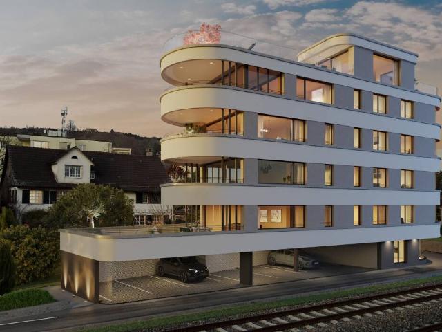 Baufreigabe Erteilt: 4.5/5.5 Zimmerwohnung mit See und Bergsicht im 2. OG