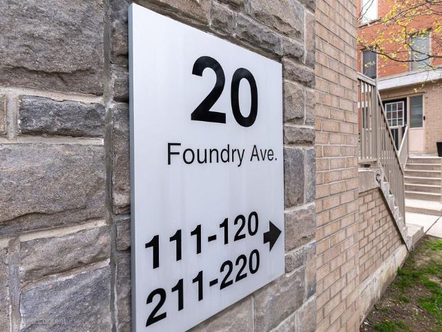 For Lease 20 Foundry Avenue Unit# 120, Toronto, Ontario