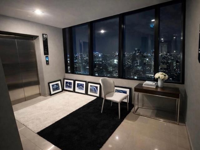 For Sale M Silom แรร์ไอเทมสุดท้าย ขายพร้อมผู้เช่า ใจกลางสีลม คอนโดหรู 190 ตร.ม. เลี้ยงสัตว์ได้ พร้อมวิวตึกมหานครและเส้นขอบฟ้ากรุงเทพฯ