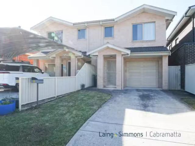 New 4 BR 81 Derria Street, Canley Heights Townhouse for rent.