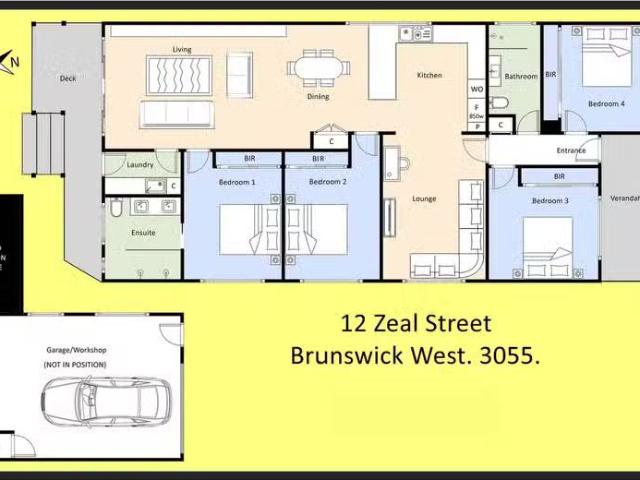 Charming 12 Zeal Street, Brunswick West VIC 3055