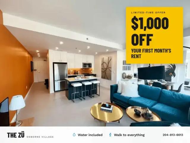 For Rent 1 Bedroom Apartment Winnipeg MB DS106134131