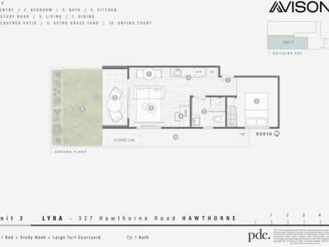 New 1 BR 2/327 Hawthorne Rd, Hawthorne Apartment for rent Lis.