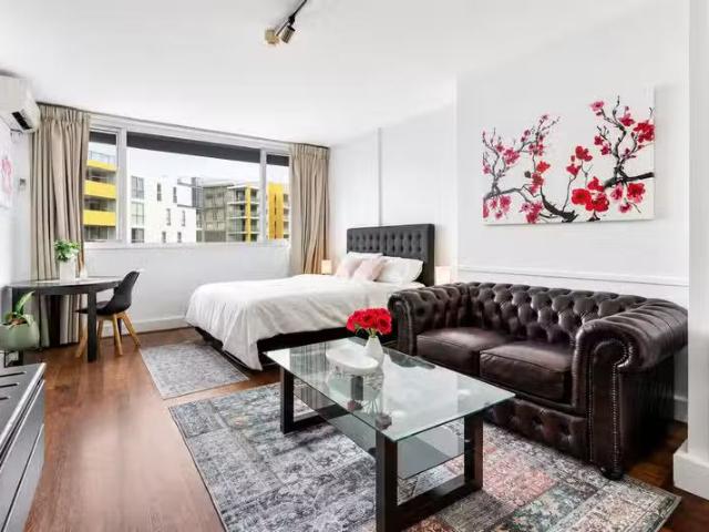 Nice 1 BR 46/189 Leichhart Street, Spring Hill, QLD 4000 Apa.