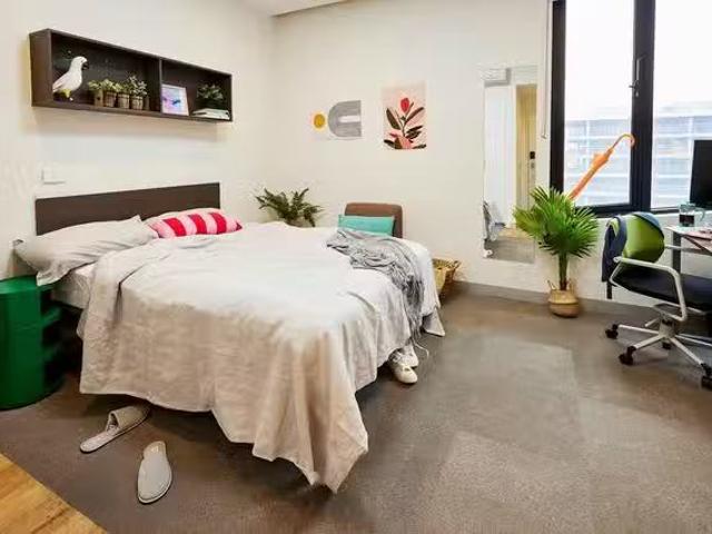 New 1 Room Large Studio, Double Bed