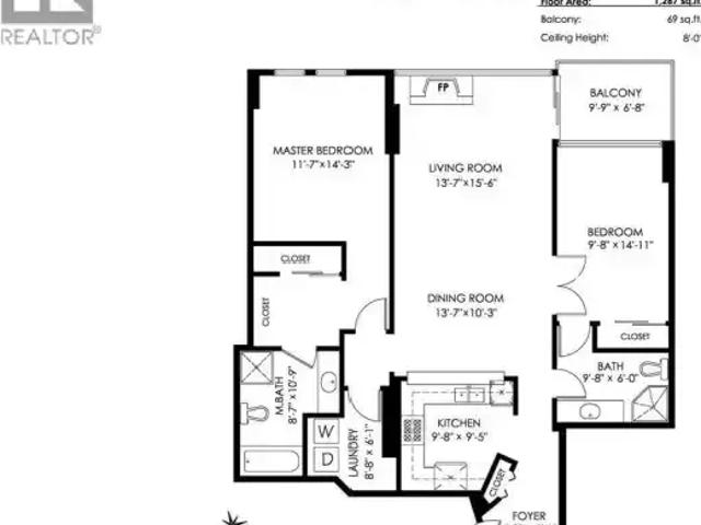 For Rent 2 Bedroom Apartment New Westminster BC DS105088034