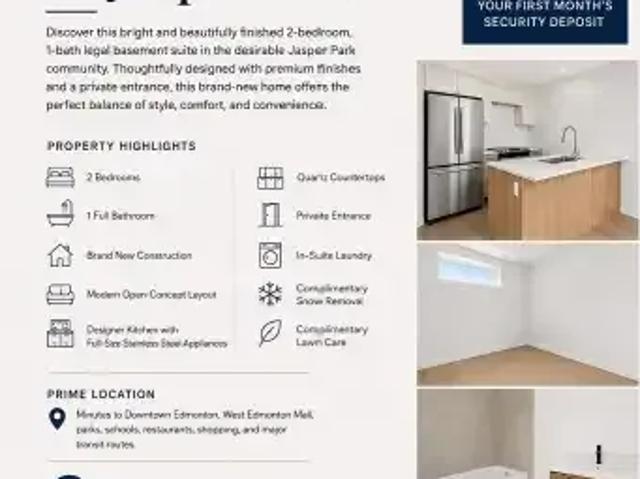 For Rent 2 Bedroom Apartment Edmonton AB DS105150139