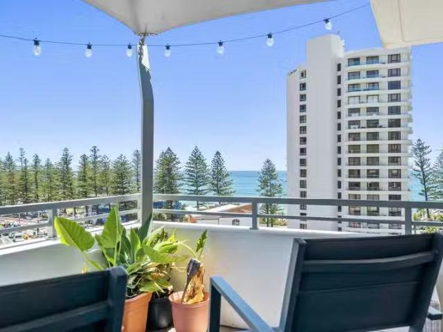 Just in! 2 BR 1129/1 Ocean Street, Burleigh Heads, QLD 4220.