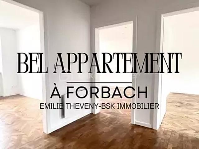 Forbach 57600 Achat / Vente appartement 3 pièces t3 cave