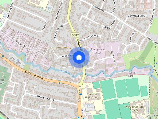 Fordwater Road, Chertsey, Surrey