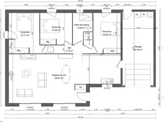Formigny La Bataille 14710 Programme neuf maison neuf à vendre 5 pièces