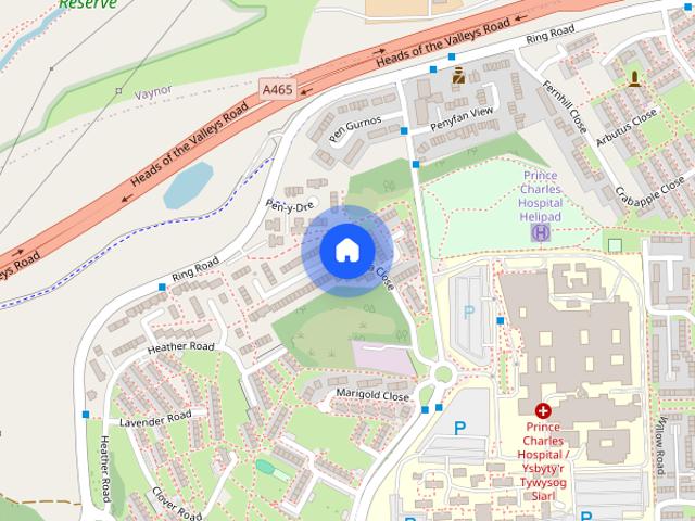 Forsythia Close, Gurnos, Merthyr Tydfil