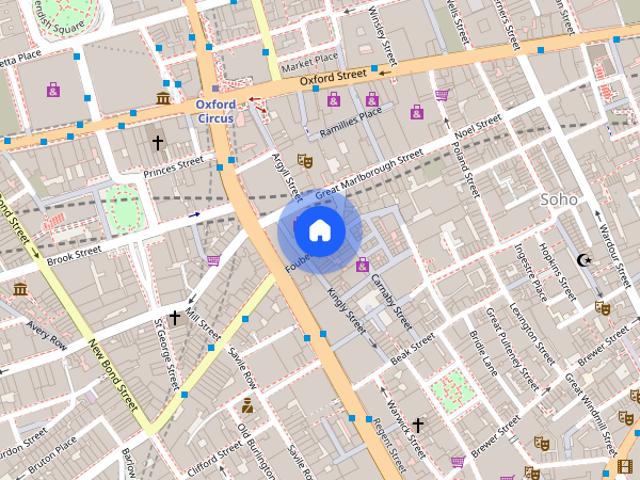 Fouberts Place, Soho, W1F